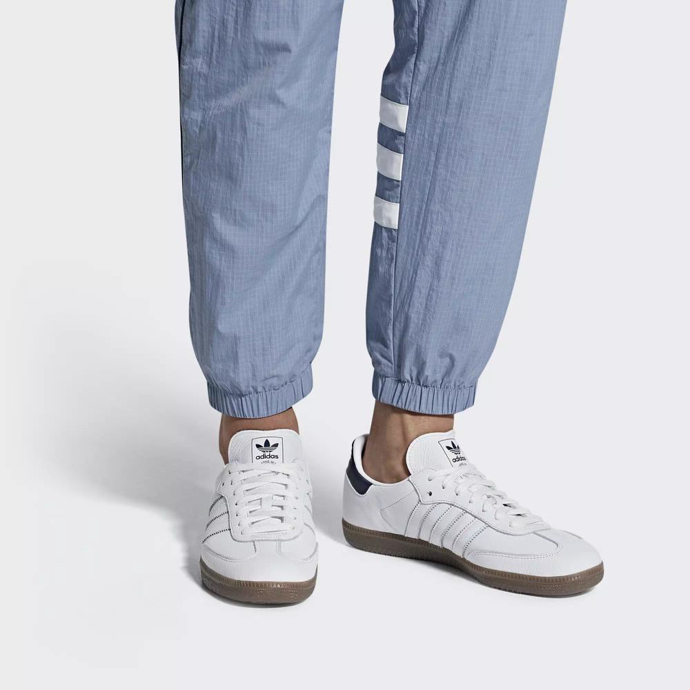Adidas Samba OG Tenis Blancos Para Hombre (MX-44517)